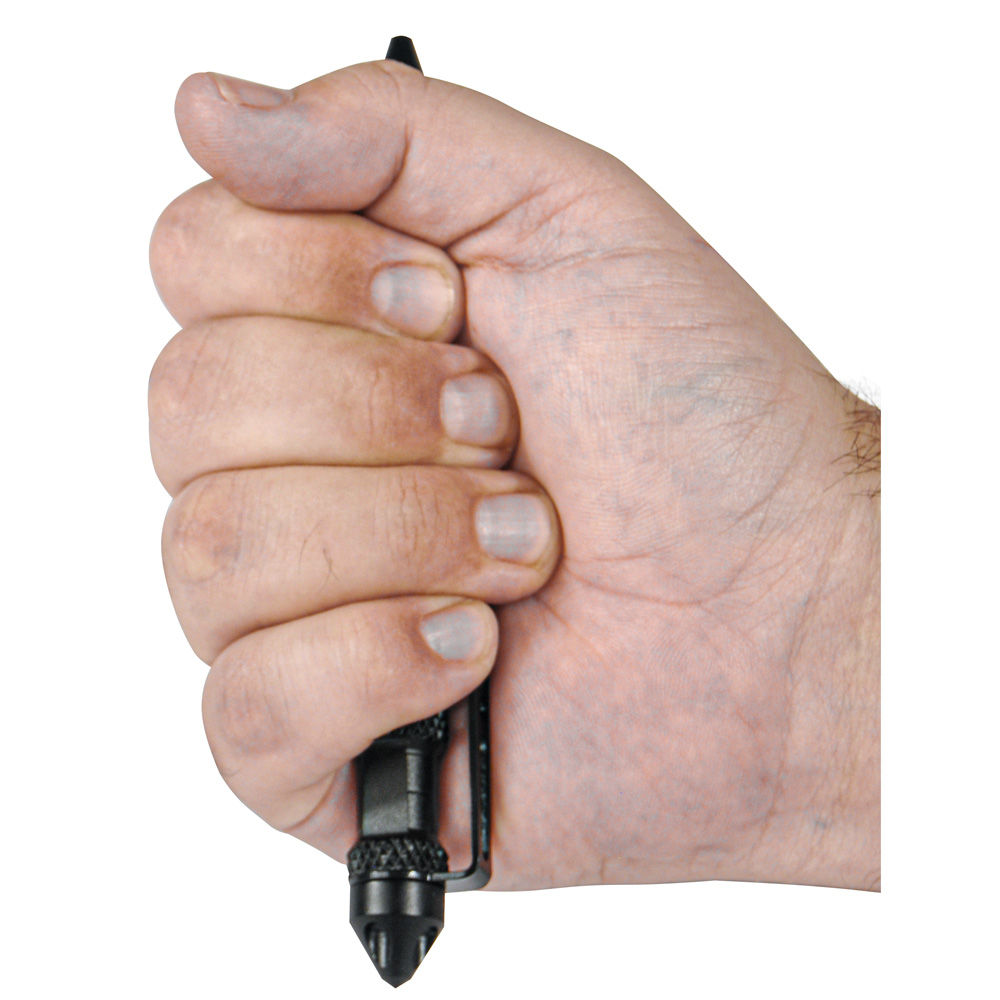 Tactical Black Twist Pen with Extra Refill view 3
